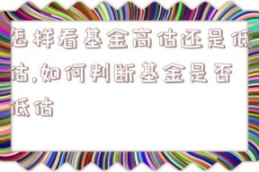 怎样看基金高估还是低估,如何判断基金是否低估