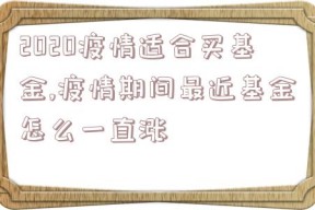 2020疫情适合买基金,疫情期间最近基金怎么一直涨