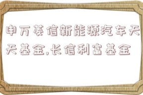 申万菱信新能源汽车天天基金,长信利富基金