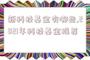 新科技基金有哪些,2021年科技基金推荐