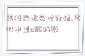 美股指数实时行情,富时中国a50指数