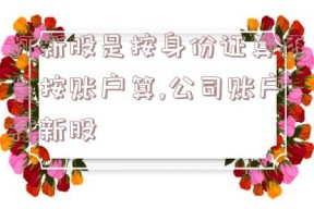 打新股是按身份证算还是按账户算,公司账户打新股