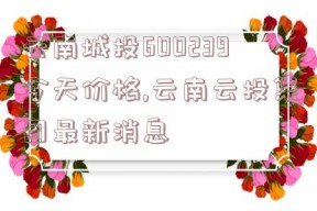 云南城投600239今天价格,云南云投集团最新消息