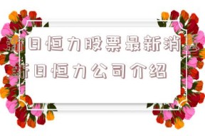 新日恒力股票最新消息,新日恒力公司介绍