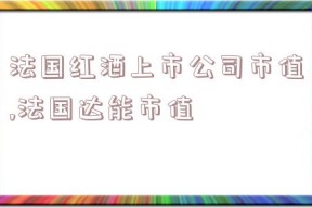 法国红酒上市公司市值,法国达能市值