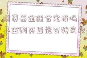 消费基金适合定投吗,基金购买后能否转定投