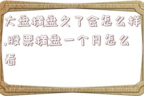 大盘横盘久了会怎么样,股票横盘一个月怎么看