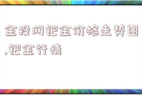 金投网钯金价格走势图,钯金行情