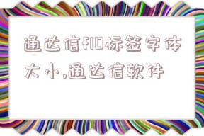 通达信f10标签字体大小,通达信软件