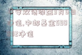 平安双债添益3月6日净值,中邮基金590002净值