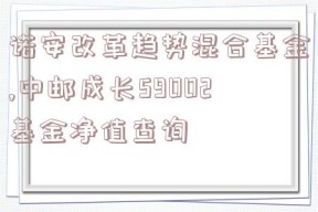 诺安改革趋势混合基金,中邮成长59002基金净值查询