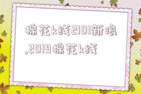 棉花k线2101新浪,2019棉花k线