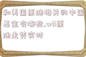 和美国原油相关的中国基金有哪些,wti原油走势实时