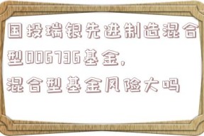 国投瑞银先进制造混合型OO6736基金,混合型基金风险大吗