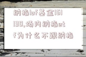 纳指lof基金161130,场内纳指etf为什么不跟纳指