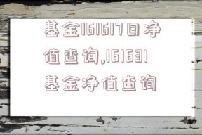 基金161617日净值查询,161631基金净值查询