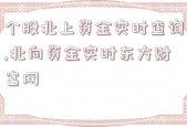 个股北上资金实时查询,北向资金实时东方财富网