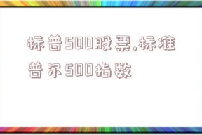 标普500股票,标准普尔500指数