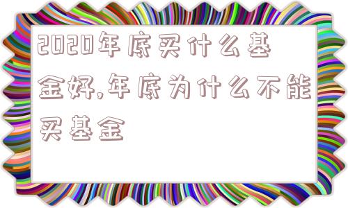 2020年底买什么基金好,年底为什么不能买基金  第1张