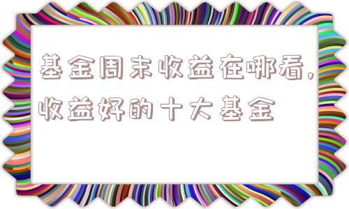 基金周末收益在哪看,收益好的十大基金  第1张