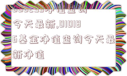 008293净值查询今天最新,010186基金净值查询今天最新净值  第1张