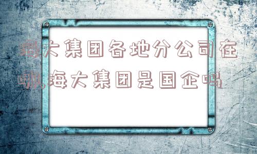 海大集团各地分公司在哪,海大集团是国企吗  第1张