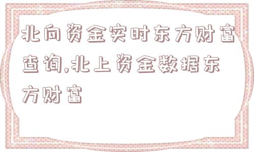 北向资金实时东方财富查询,北上资金数据东方财富  第1张