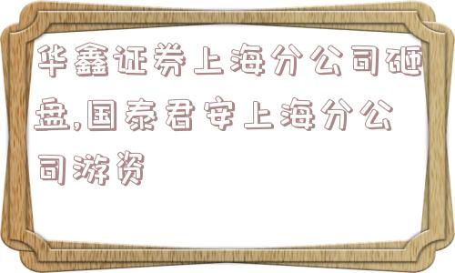 华鑫证券上海分公司砸盘,国泰君安上海分公司游资  第1张