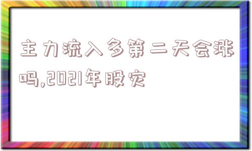 主力流入多第二天会涨吗,2021年股灾  第1张