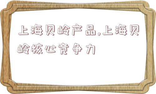 上海贝岭产品,上海贝岭核心竞争力  第1张